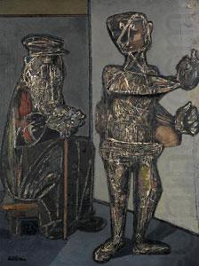 Two Figures, Jankel Adler